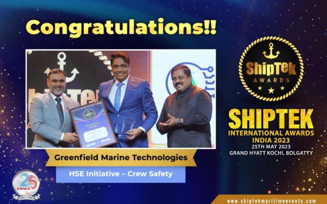 Shiptek International Maritime Awards, Kochi, India